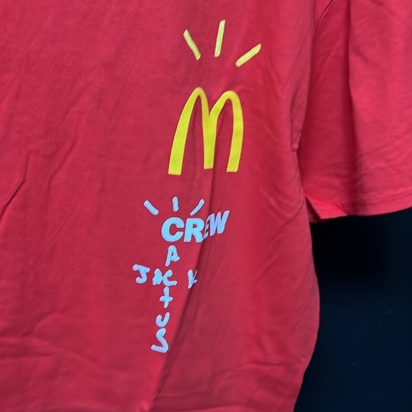 McDonald’s Travis Scott “Cactus Jack” crew shirt 
Gildan brand multiple sizes - Picture 2 of 5